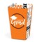 Big Dot of Happiness Orange Graduation Party Favor Popcorn Treat Boxes - Set of 12